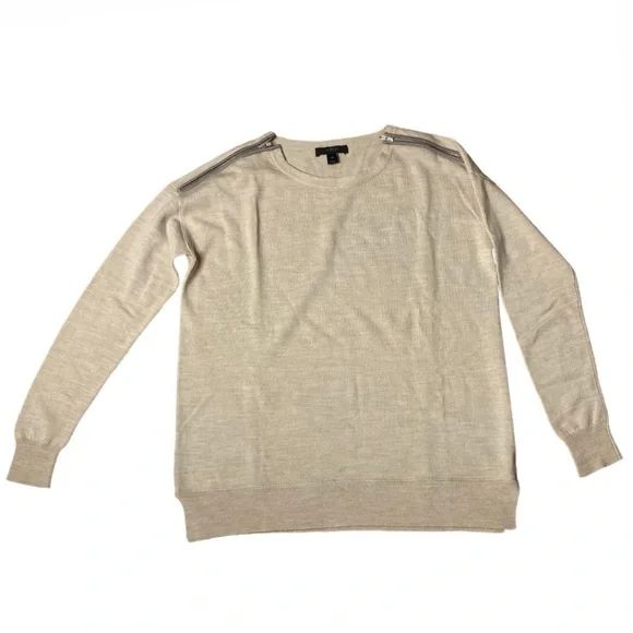 J.crew zip shoulder sweater - size S
