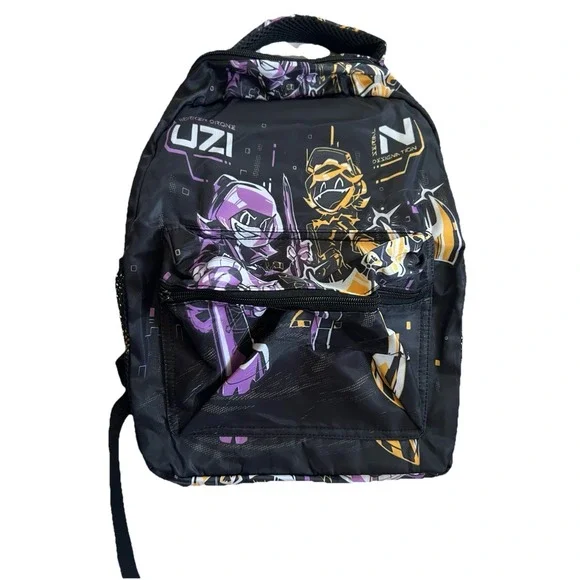 Gaming Backpack Anime Worker Drone Bookbag Tote Storage Clothing Accessory