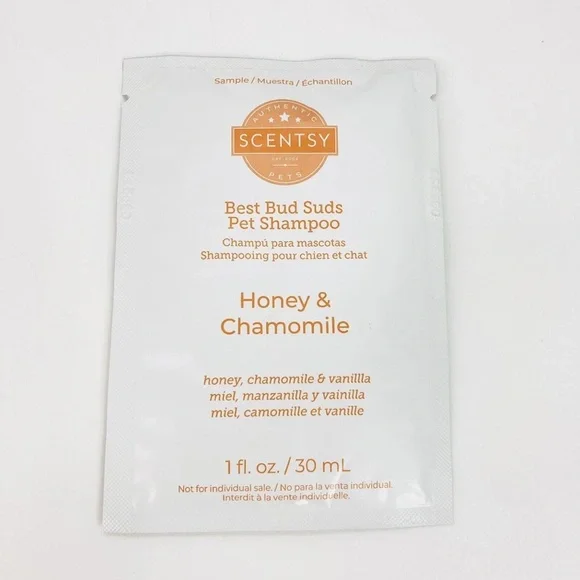 Scentsy Honey & Chamomile BEST BUD SUDS PET SHAMPOO 15ml/1 fl oz/30ml