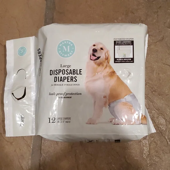 NIB Martha Stewart doggie diapers