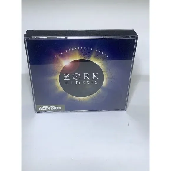 Zork Nemesis The Forbidden‎ Lands Vintage Big Box PC Game RARE