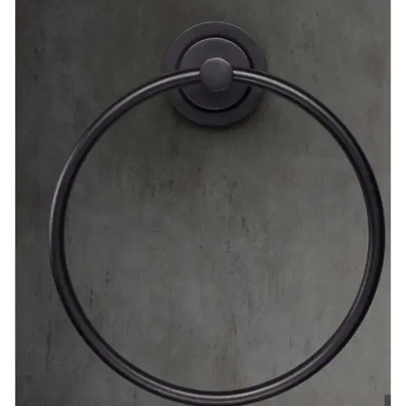 RH Restoration Hardware Spritz Towel Ring | Finish: Bronze