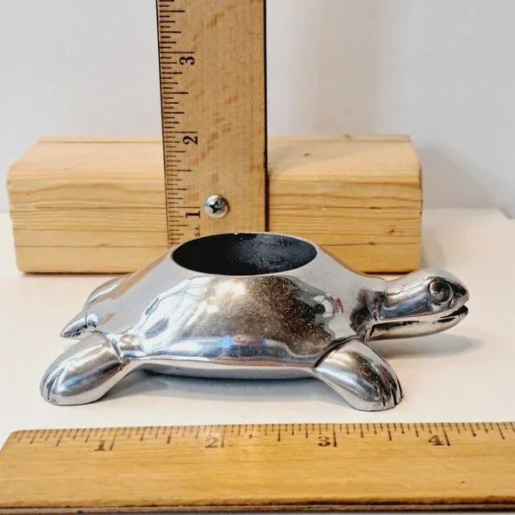 RESTORATION HARDWARE METAL Turtle TEALIGHT HOLDER