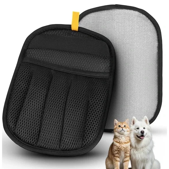 Black Pet Grooming Glove