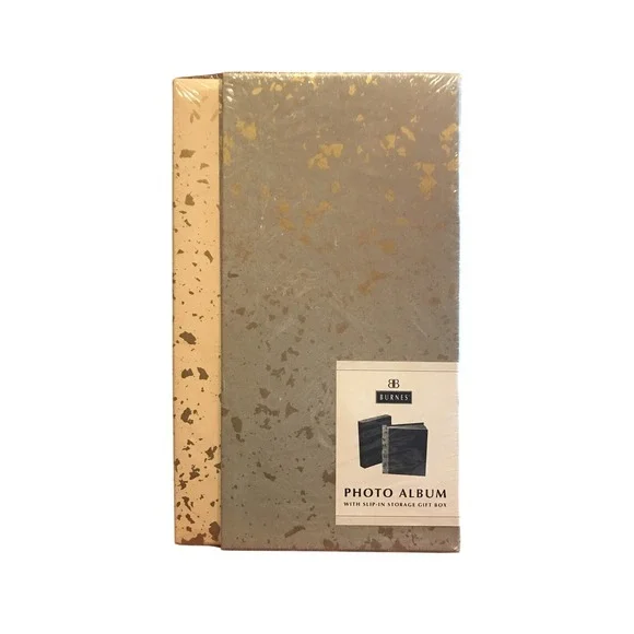Burnes Photo Album‎ with Slip-In Storage Gift Box Holds 180 4x6 Photos