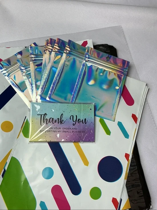 ⭐️ Complete Shipping Bundle Poly Mailers Holographic Bags Thank You