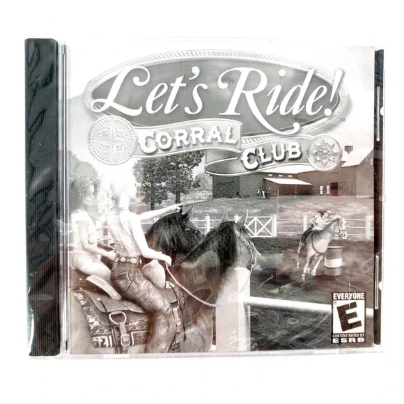 Let's Ride Corral Club (PC, 2004) Jewel Case Brand New Sealed