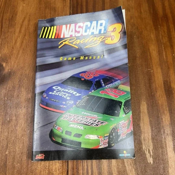 NASCAR Racing 3 Game Manual Only PC Sierra Sports Papyrus 1999 Vintage