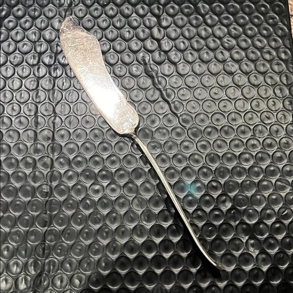William Wm. Rogers & Son AA 1915 Hampden Silver plated handled butter knife VGUC