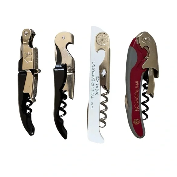 Hamptons & Tuscany Wine Corkscrew 4 pc Set Whisper, Hampton, Baker, Morisfarms