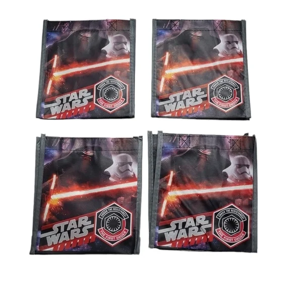 Disney‎ Star Wars 4pcs Party Goodie Bags Reusable Mini Totes