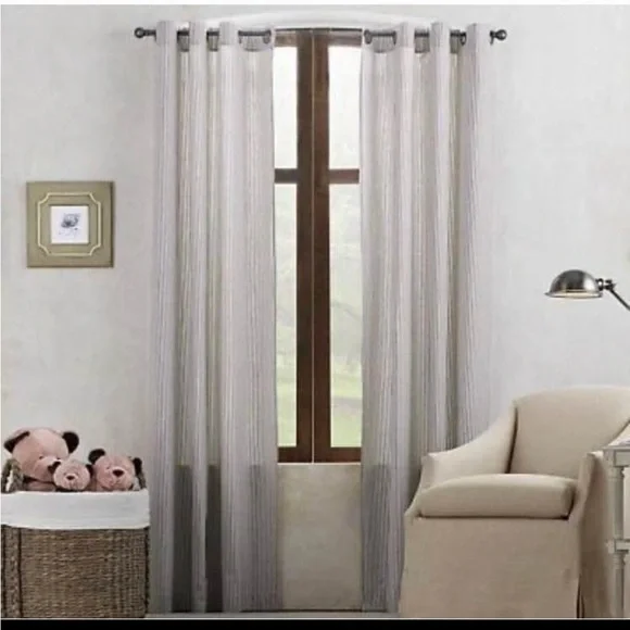 Restoration Hardware Henley Stripe Curtain Set of 2 panels