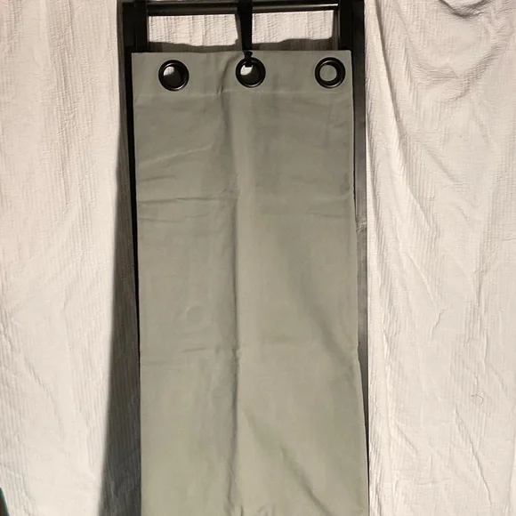 Restoration Hardware Elegant Army Duck Grommet Curtains Spruce