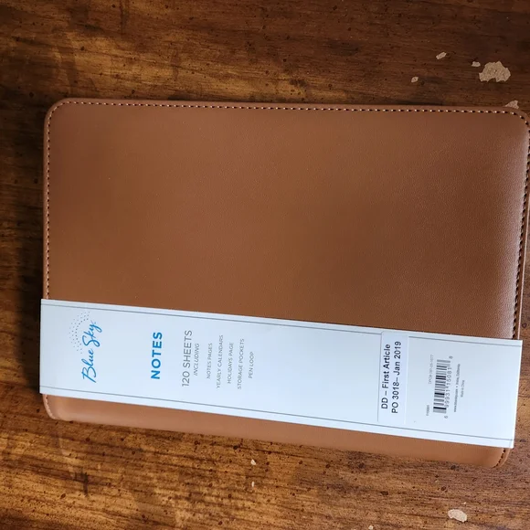Blue Sky Meeting Notes Notebook