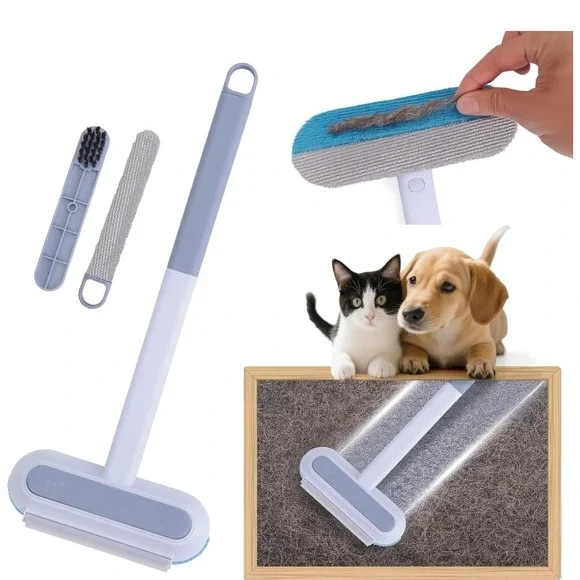 Professional Pet Hair Removal:Effortlessly lifts embedded pet hair from carpets,