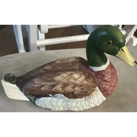 American Decoy Vintage 1983 Mallard duck Lefton China Signed Goerge F Lefton