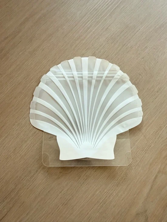 New Seashell Clear & White Hangover Bag - Wedding/Bachelorette Gift Bag - 30pc
