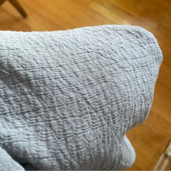 Restoration Hardware Gray 28” Square Pillowcase - New!!