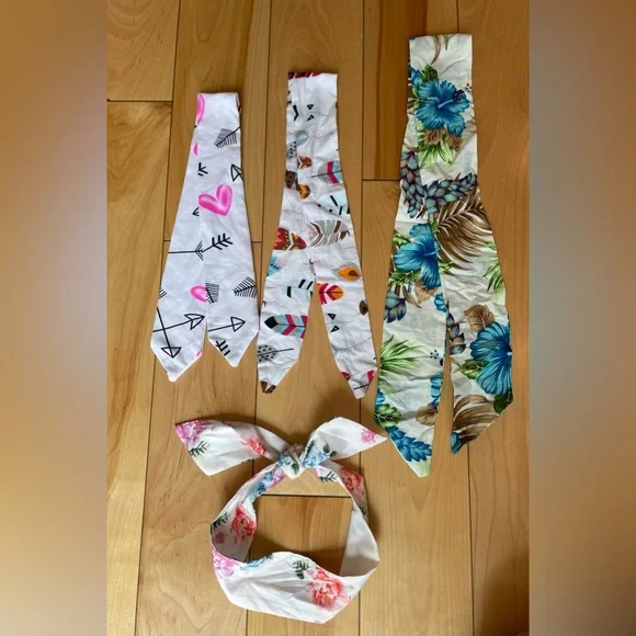 Head‎ Wraps for Baby/Little Girls- Lot of 4