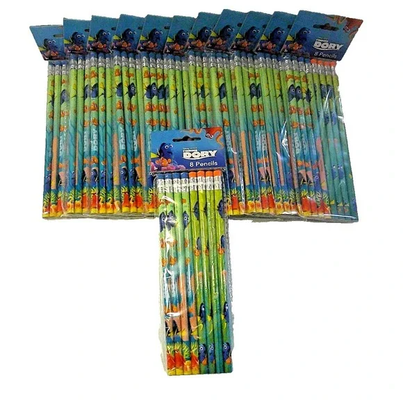 LOT‎ of Finding Dory Pencils. (12) 8-Packs, 96 Pencils Total