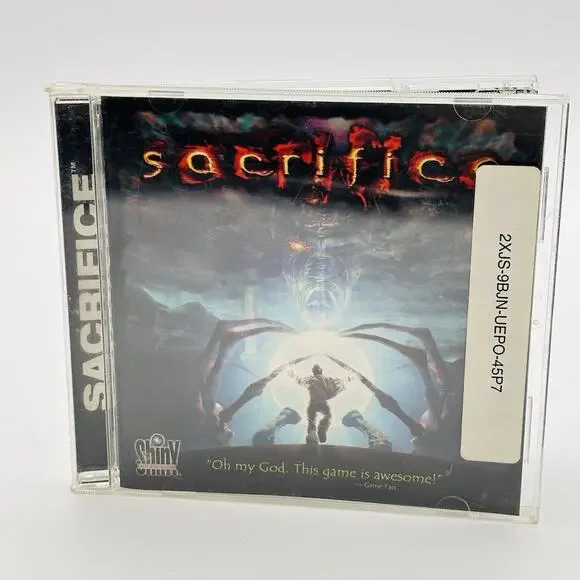 SACRIFICE PC Game CD-Rom 2000 WIN 95/95/XP Complete Very Good Condition