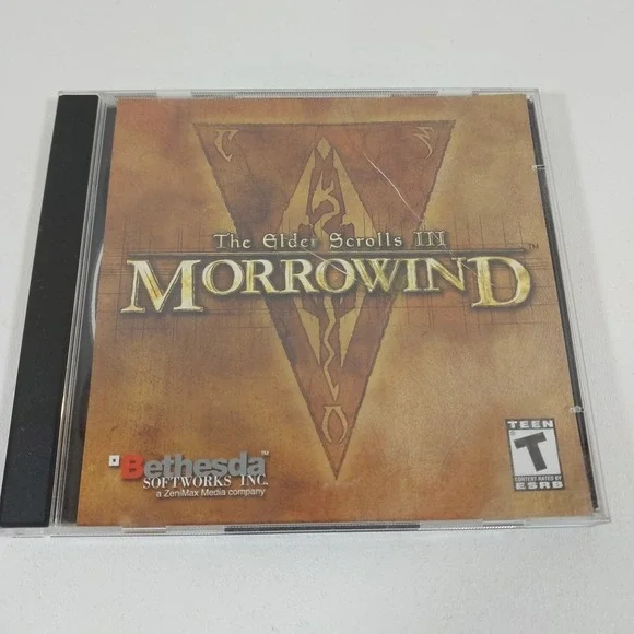 The Elder Scrolls III 3 Morrowind (Windows PC CD, 2002) Complete 2 Disc Set