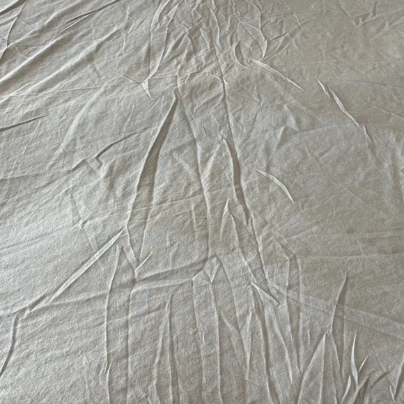 Restoration Hardware gray Stonewashed Linen/cotton blend king duvet