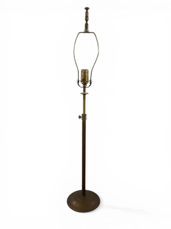 Restoration Hardware Vintage Telescoping Brass Table Lamp