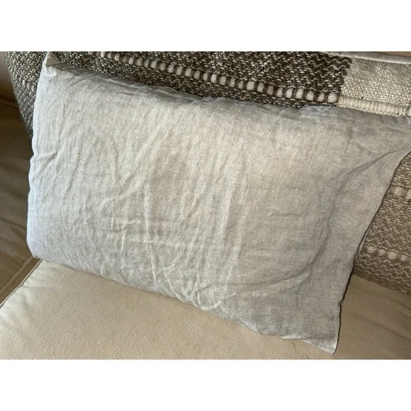 restoration hardware baby & child organic linen pillow (includes insert)