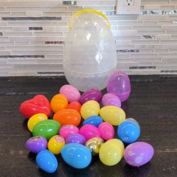 Easter Eggs Assortment Colorful Hunt Prize eggs 24 Blind Bags Party Favors