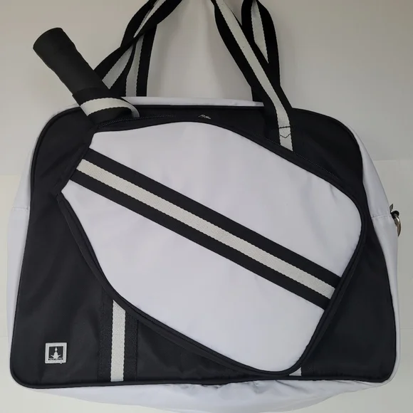 Classic Black and White Duffel Bag