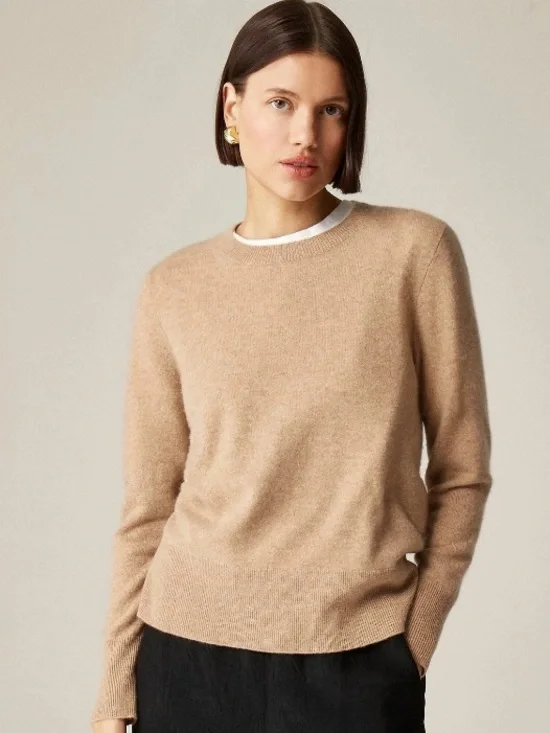 J. Crew 100% cashmere Crewneck Sweater