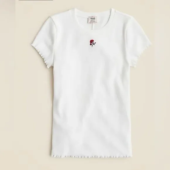 J.Crew Rouje X J.Crew Fleur T-shirt NWT Size XXS