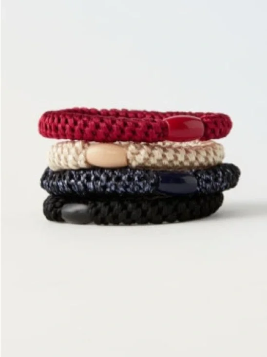 NWT. Zara Kids 4-Pack of Braided Hair Tie.