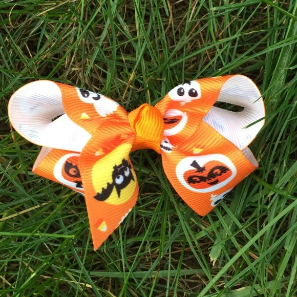 Girls Halloween Hair Bow‎