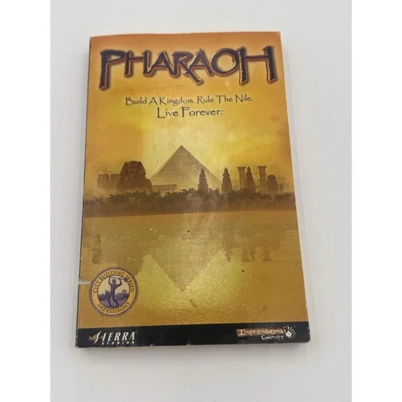 Pharaoh - PC Game Instruction Book ONLY - NO GAME 1999