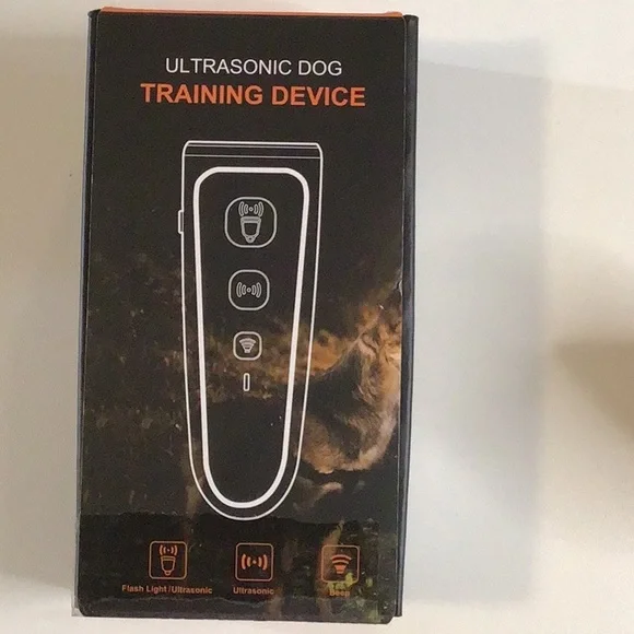Ultrasonic Dog Training Device - Black and Orange
