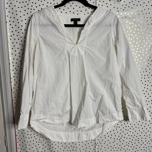 J. Crew White Women's Blouse