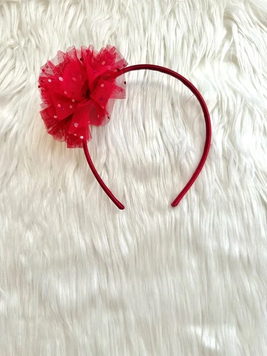 RARE RED SPARKLY HEADBAND