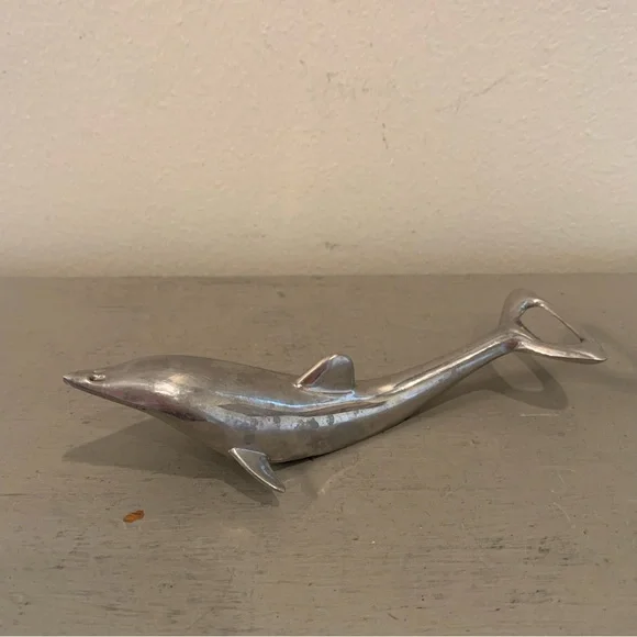 Vintage Metal Dolphin Bottle Opener
