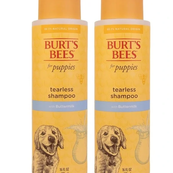 Burt's Bees Tearless Puppy Shampoo -with buttermilk (2) bottles