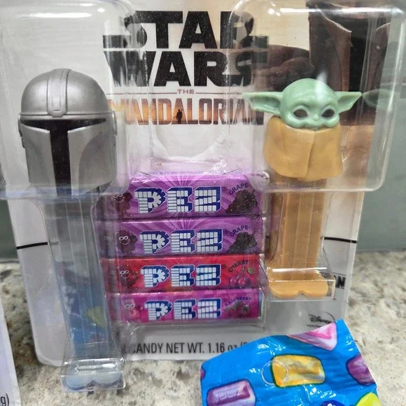 Star Wars Mandalorian The Child PEZ Candy‎ Dispenser Set Lot of 6