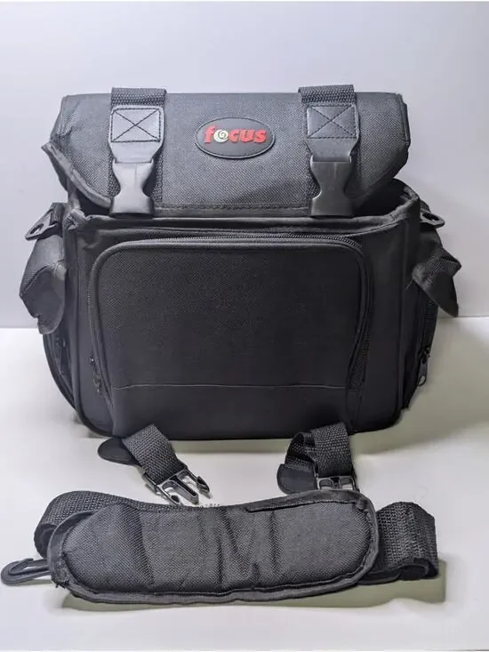 Focus Camera Bag Shoulder Carry Case Padded DSLR Video Camcorder Storage