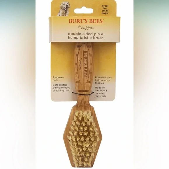 Burt's Bees 2-in-1 Grooming Tool with Natural Wood