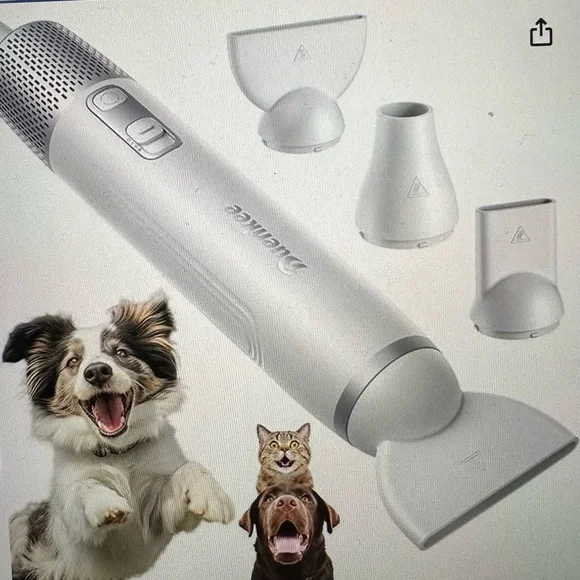 Blow dryer for pet grooming