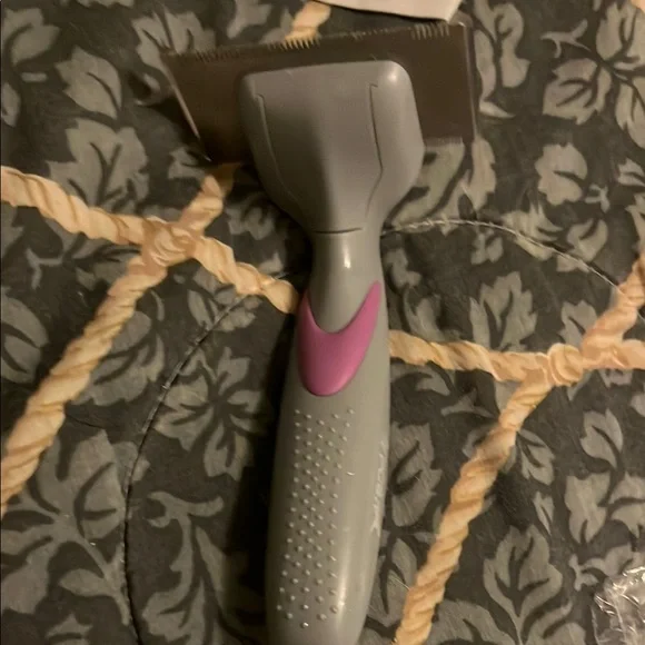 PCS Pet Grooming Brush Pink and Gray