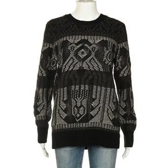 J. Crew Black & White Sweater
