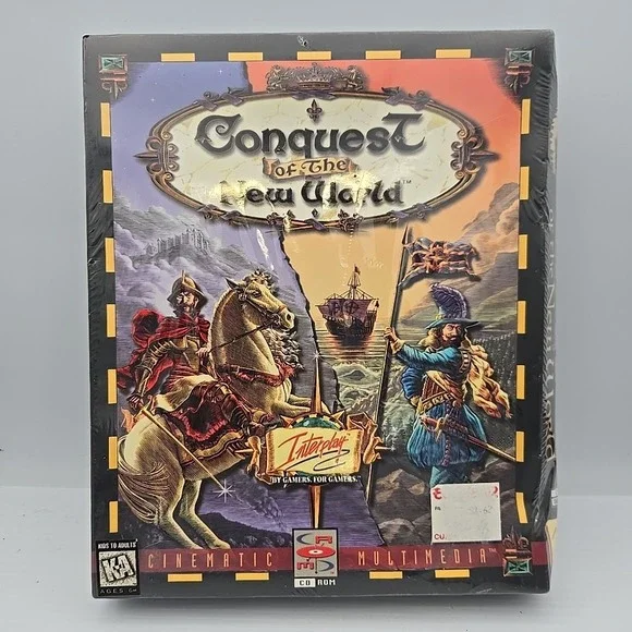 Conquest‎ of the New World PC Game New Sealed Big Box