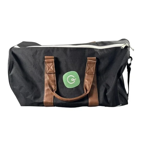 Herschel Novel Black Duffel Bag 43L Carry-On Adjustable Strap Polyester Gym