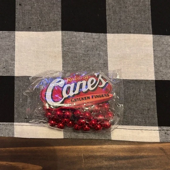 Raising Canes Mardi Gras beads necklace new